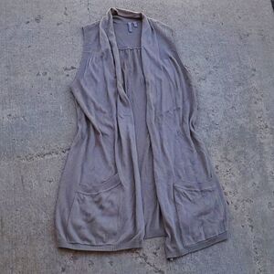 Caslon Duster Sleeveless with Pockets